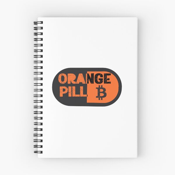 Item preview, Bitcoin Orange Pill designed and sold by ColoCryptonaut.