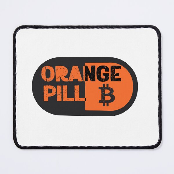 Item preview, Bitcoin Orange Pill designed and sold by ColoCryptonaut.