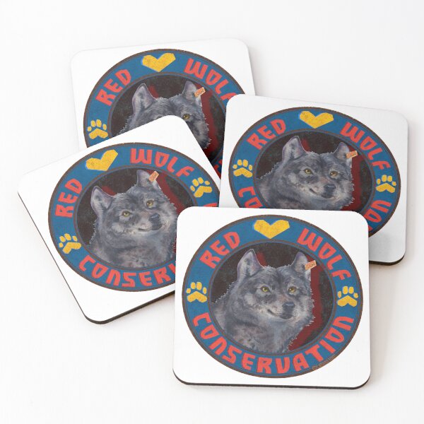 Item preview, Red Wolf Conservation - Blue designed and sold by Gwynnerohrs.