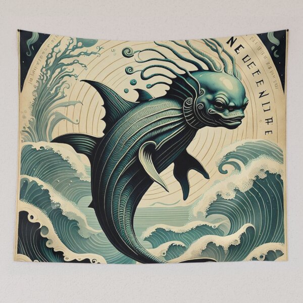 Item preview, Ocean Dwellers of Neptune Print 1 designed and sold by AlienVisitor's Stuff.
