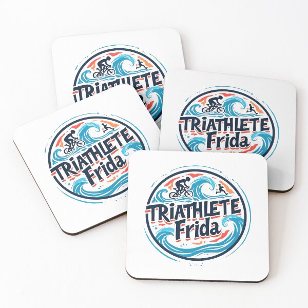 Item preview, Dynamic Triathlete Frida - Swim, Bike, Run designed and sold by Triathlongram.