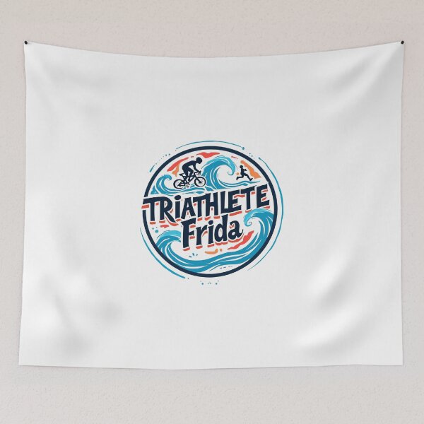 Item preview, Dynamic Triathlete Frida - Swim, Bike, Run designed and sold by Triathlongram.