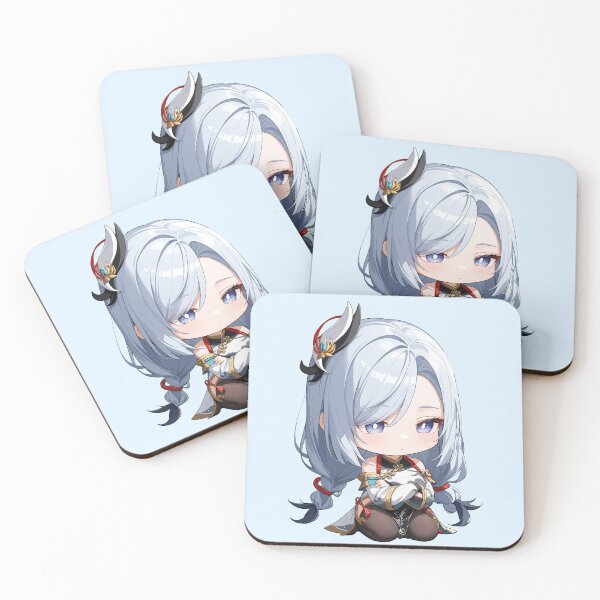 Item preview, Cute Shenhe Sticker for Genshin Impact Fans designed and sold by YumeKurenai.
