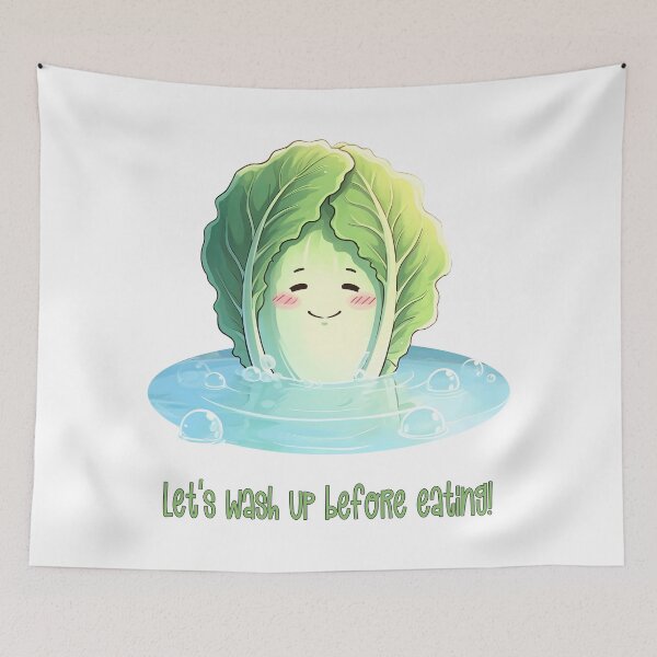Item preview, Lettuce in the Jacuzzi - Dark Humor Art designed and sold by NudnaGrafika.