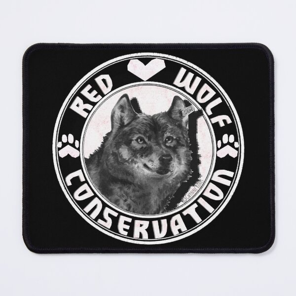Item preview, Red Wolf Conservation - Mono designed and sold by Gwynnerohrs.