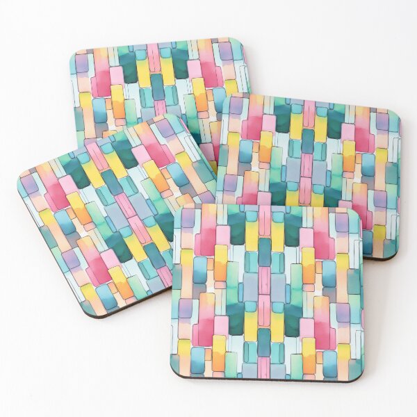 Item preview, Happy Pop Art Rectangles designed and sold by LivelaStudio.