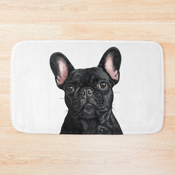 Item preview, An illustration of a BLACK French Bulldog designed and sold by JOTAMIKE.