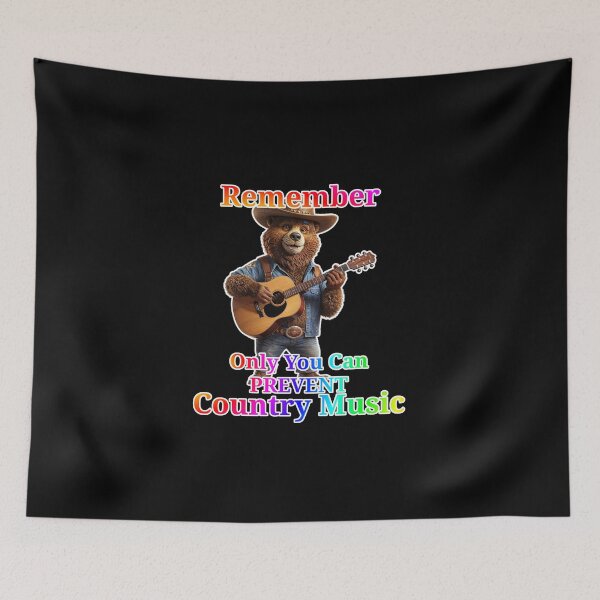 Item preview, Prevent Country Music designed and sold by LevonsCrazyArt.