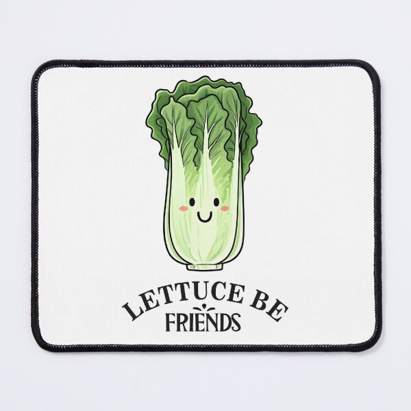 Item preview, Lettuce Be Friends - Whimsical Typography Design designed and sold by NudnaGrafika.