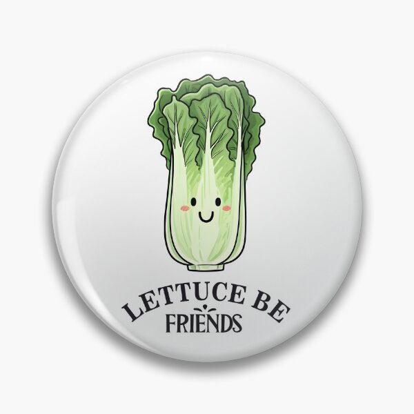 Artikelvorschau, Lettuce Be Friends - Wunderliches Typografie-Design entworfen und verkauft von NudnaGrafika.