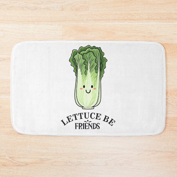 Item preview, Lettuce Be Friends - Whimsical Typography Design designed and sold by NudnaGrafika.