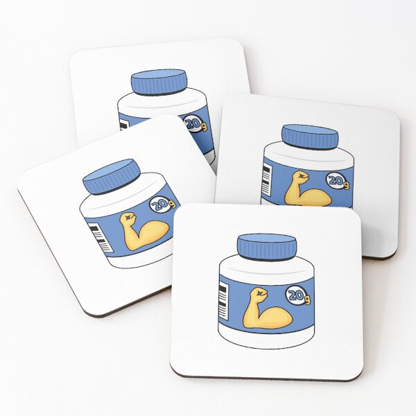 Artikelvorschau, Proteinpulver entworfen und verkauft von SideQuestDoodles.