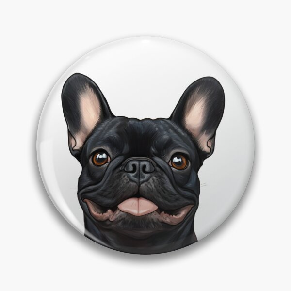 Item preview, An_illustration_of_a_BLACK_French_Bulldog designed and sold by JOTAMIKE.