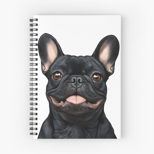 Item preview, An_illustration_of_a_BLACK_French_Bulldog designed and sold by JOTAMIKE.
