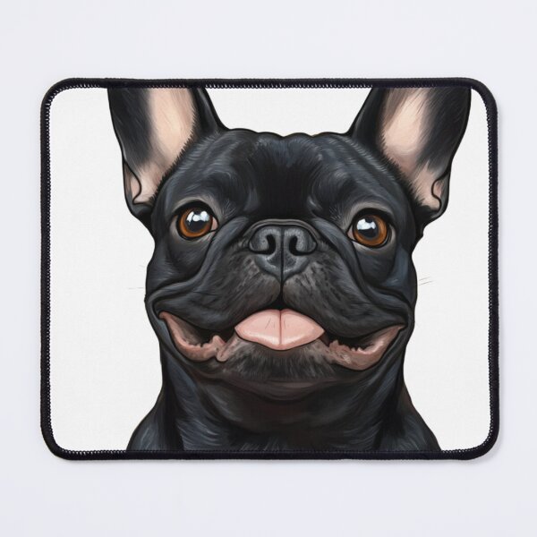 Item preview, An_illustration_of_a_BLACK_French_Bulldog designed and sold by JOTAMIKE.