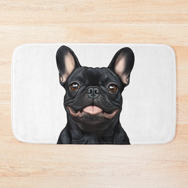 Item preview, An_illustration_of_a_BLACK_French_Bulldog designed and sold by JOTAMIKE.