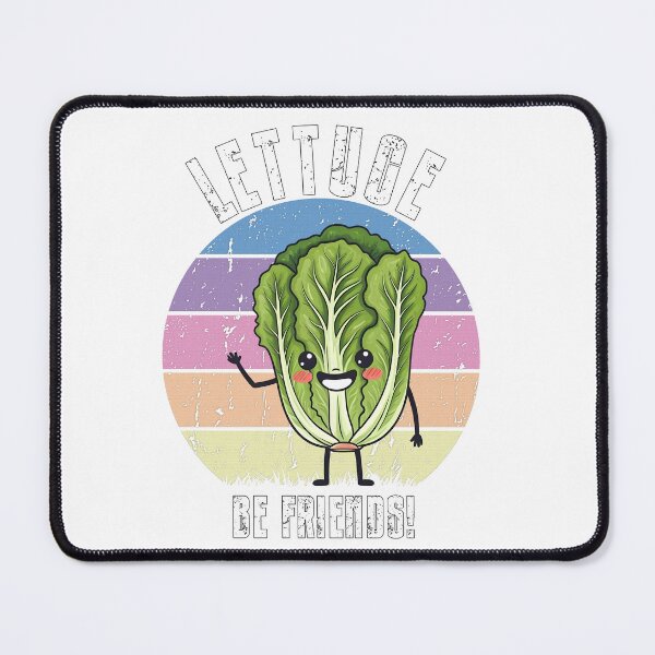 Item preview, Lettuce Be Friends - Vibrant Waving Lettuce Design designed and sold by NudnaGrafika.