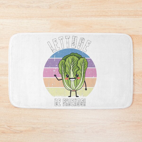 Item preview, Lettuce Be Friends - Vibrant Waving Lettuce Design designed and sold by NudnaGrafika.