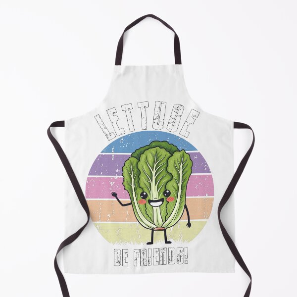 Item preview, Lettuce Be Friends - Vibrant Waving Lettuce Design designed and sold by NudnaGrafika.