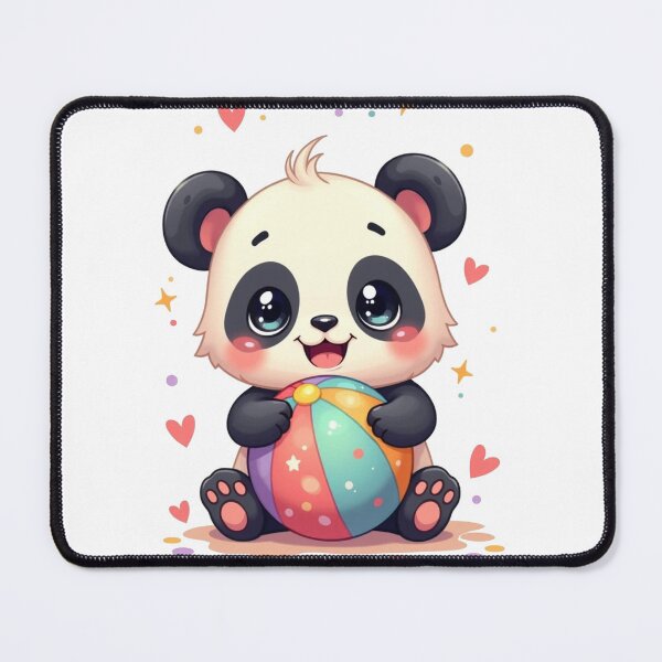 Item preview, Cute panda with his ball designed and sold by JonelleTshirts.