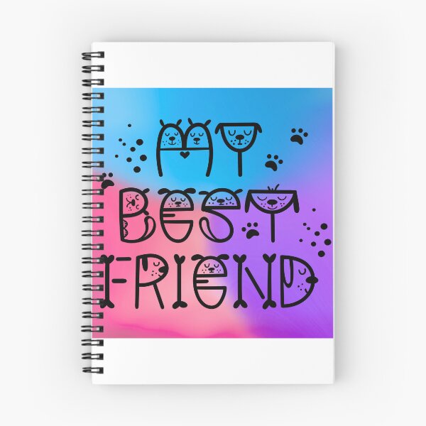 Item preview, Stylized 'MY BEST FRIEND' Dog Design with Vibrant Colors designed and sold by Fredster1966.