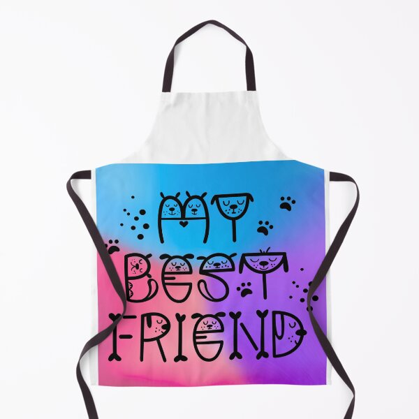 Item preview, Stylized 'MY BEST FRIEND' Dog Design with Vibrant Colors designed and sold by Fredster1966.