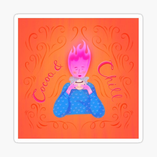 Cocoa & Chill Sticker