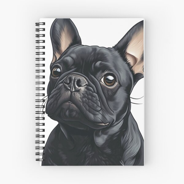 Item preview, An illustration of a BLACK French Bulldog designed and sold by JOTAMIKE.