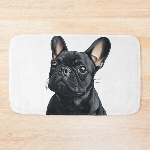 Item preview, An illustration of a BLACK French Bulldog designed and sold by JOTAMIKE.