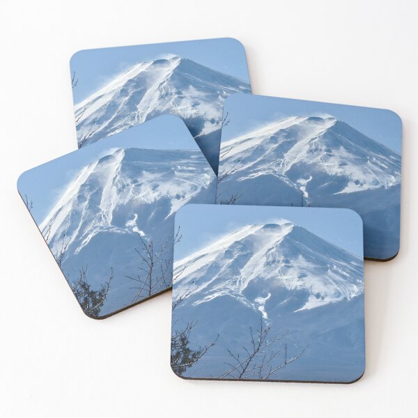 Item preview, Majestic Snow-Capped Mount Fuji Overlooking Tranquil Town designed and sold by FrenchInJapan.