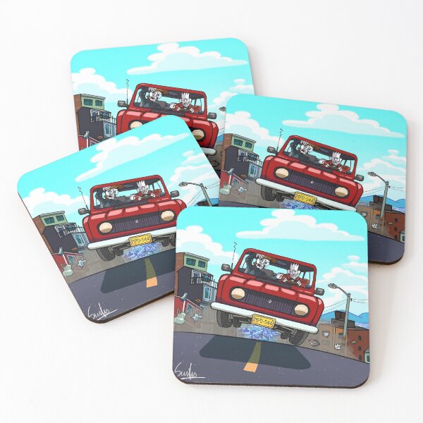 Item preview, Adventure in a Renault 4 designed and sold by Lulodraw.