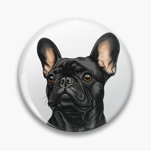 Item preview, An illustration of a BLACK French Bulldog designed and sold by JOTAMIKE.