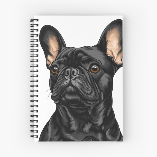 Item preview, An illustration of a BLACK French Bulldog designed and sold by JOTAMIKE.