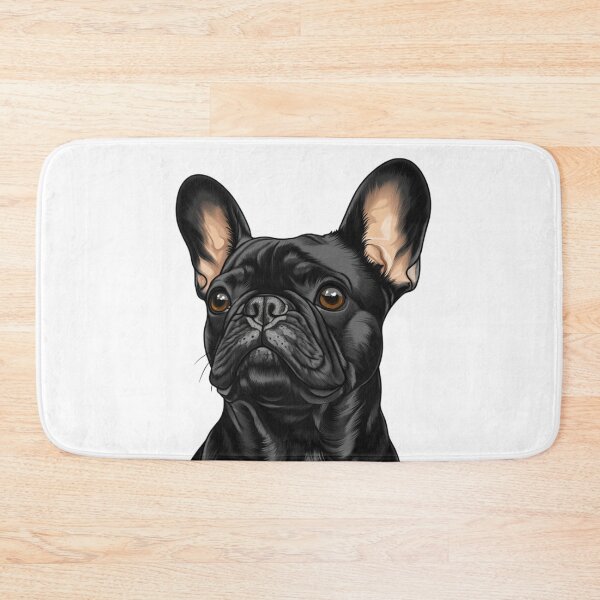 Item preview, An illustration of a BLACK French Bulldog designed and sold by JOTAMIKE.
