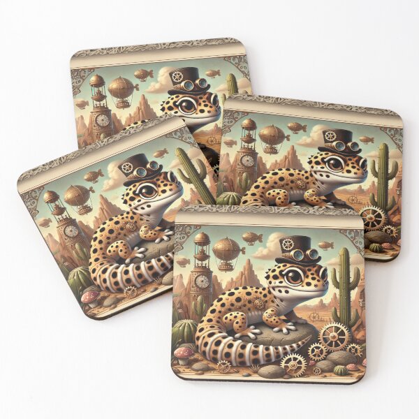 Item preview, Steampunk Leopard Gecko designed and sold by Sillytoe.