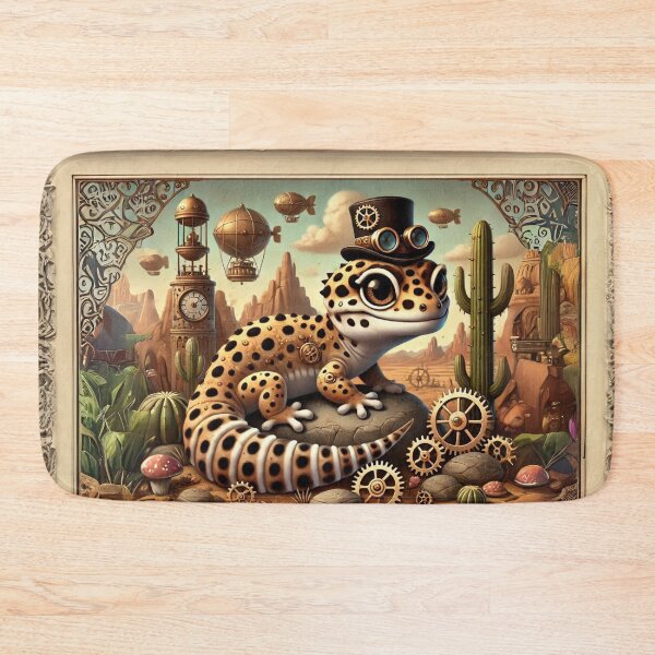 Item preview, Steampunk Leopard Gecko designed and sold by Sillytoe.