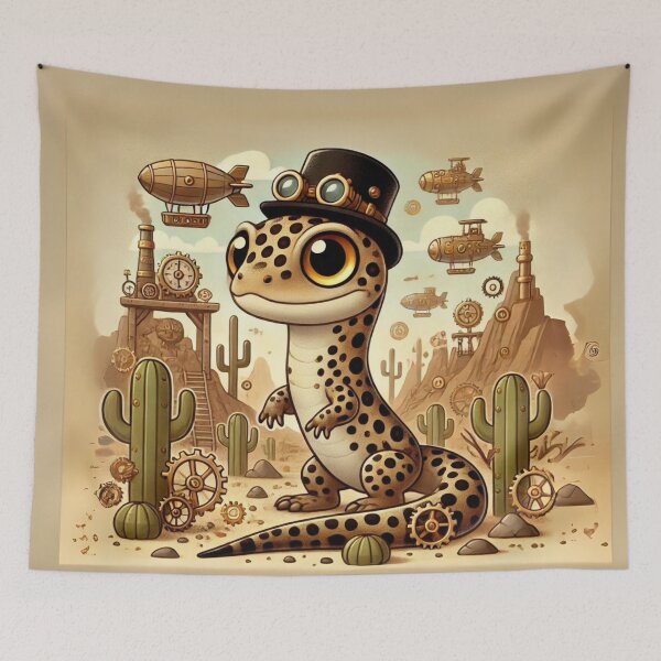 Item preview, Steampunk Leopard Lizard designed and sold by Sillytoe.