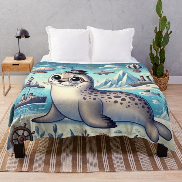 Item preview, Steampunk Leopard Seal designed and sold by Sillytoe.