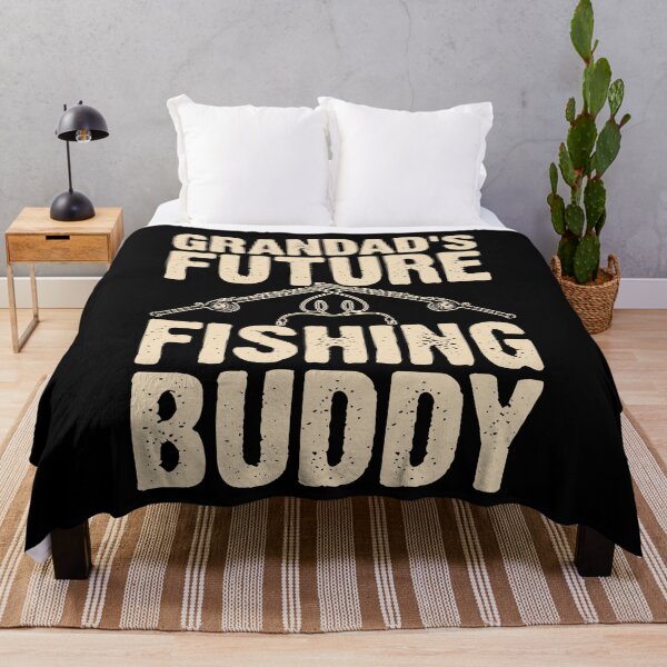 Item preview, Grandad's Future Fishing Buddy - Vintage Sunset Fishing designed and sold by Smix Pixels.
