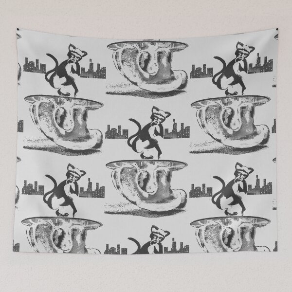 Item preview, CAT IN THE CITY designed and sold by Bugeyedart.