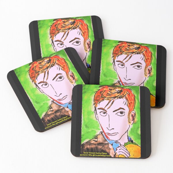 Item preview, David Tennant Eating Tacos designed and sold by BansheeMilk.