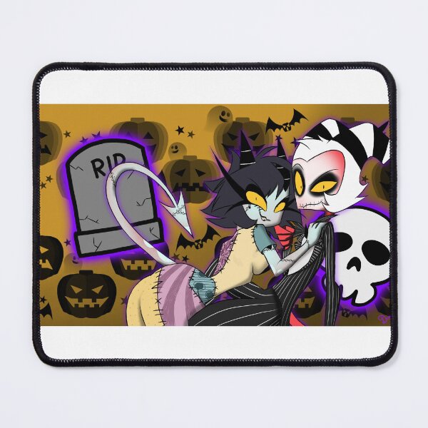 Item preview, Millie and Moxxie as Jack and Sally, Nightmare Before Christmas designed and sold by Jestertastic.