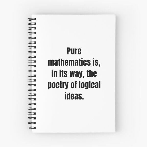 Artikelvorschau, Die reine Mathematik ist auf ihre Art die Poesie logischer Ideen. entworfen und verkauft von Tri-point12.