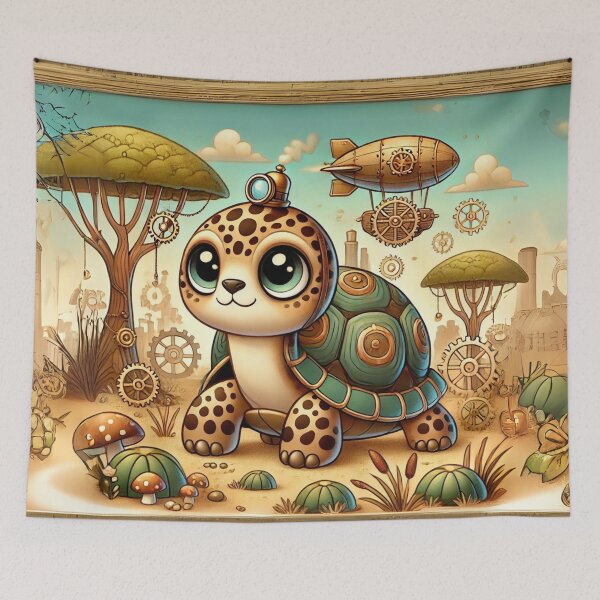 Item preview, Steampunk Leopard Tortoise designed and sold by Sillytoe.