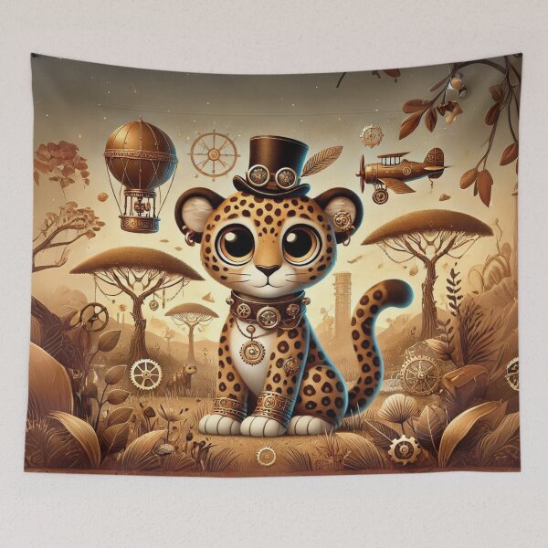 Item preview, Steampunk Leopard designed and sold by Sillytoe.