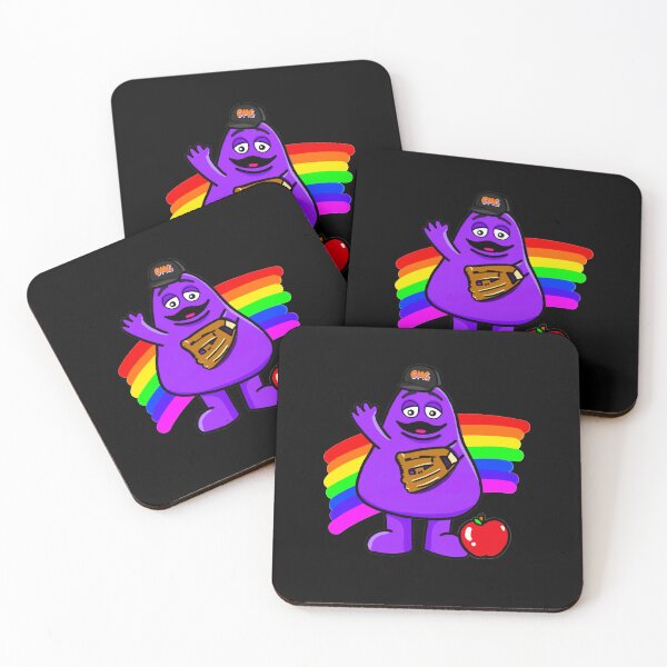 Item preview, Rainbow Baseball Grimace designed and sold by garzadeacon.