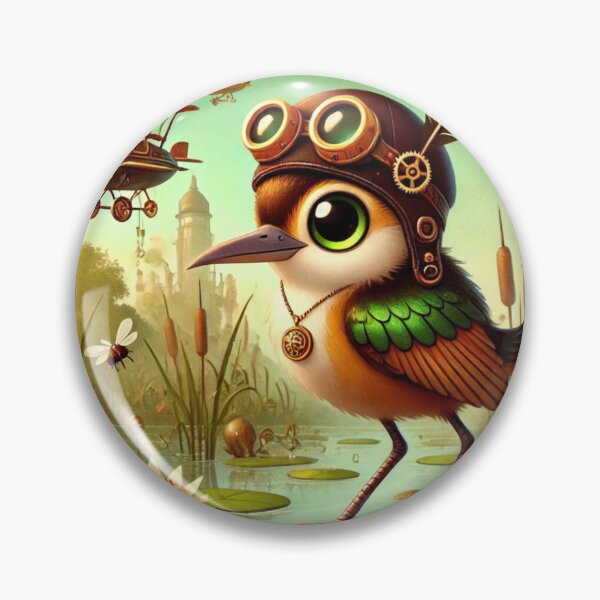 Item preview, Steampunk Lesser Jacana designed and sold by Sillytoe.