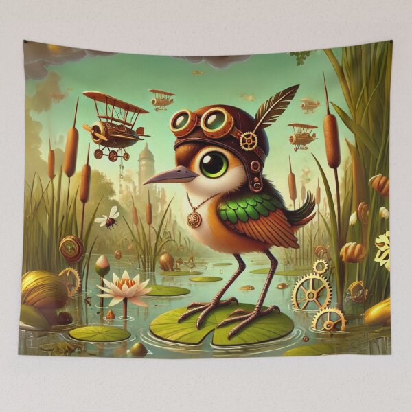 Item preview, Steampunk Lesser Jacana designed and sold by Sillytoe.