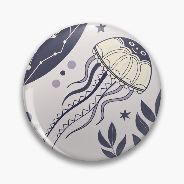 Item preview, Mesmerizing Jellyfish – Vibrant Marine Art designed and sold by manu-flor.