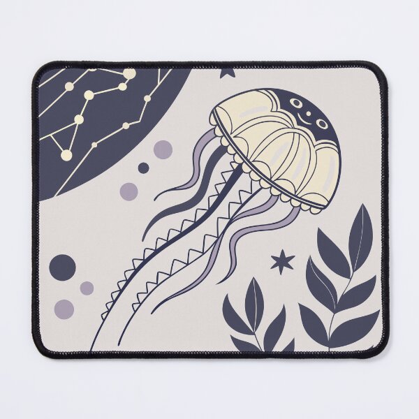 Item preview, Mesmerizing Jellyfish – Vibrant Marine Art designed and sold by manu-flor.
